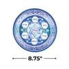 Fun Express Blue Passover Paper Dinner Plates - Passover Themed Disposable Round Dessert Plates - Tableware for Birthday Wedding Holiday New Year & Baby Showers - Party Supplies - 8 Pieces view 2