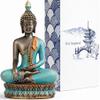 25DOL Large 12.5" Buddha Statue for Home Decor Hand Painted Enlightenment Sculpture, Spiritual Meditation Decor for Living Room, Yoga Room & Zen Space, Gift Ready Figurine with Premium Box view 1