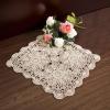 Eiyye Crochet Doily 14" Cotton Square Placemats Farmhouse Decor view 1