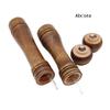 Abcsea oak salt and pepper grinder mills wooden, pepper grinder and salt shaker sets,a 8 in. and a 10 in. view 4