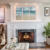 Renditions Gallery 3 Panel Beach Nature's Symphony Dcor for Home, Office, Bedroom, Livingroom, Wall Art 24X36 view 2