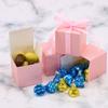 KPOSIYA 70 Pack Favor Boxes 2x2x2 inch Candy Boxes Pink Gift Boxes with Ribbons for Wedding Baby Shower Decorations Birthday Party Supplies view 3