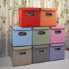 CHENGGUO Cotton and Linen Storage Box, Square Fabric Foldable Multi-Function Storage Box Storage Box Large Capacity (Set of 5) (Color : Pink) view 3