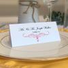 Decadent Flourish Place Cards, Ruby Red (Choose Color), Set of 60, Pre-cut and Scored - Wedding, Party, Dinner, and Special Events - Made in the USA view 1