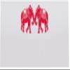 Indian Elephants Place Cards, Ruby Red (Choose Color), Set of 150, Pre-cut and Scored - Wedding, Party, Dinner, and Special Events - Made in the USA view 3