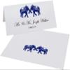 Indian Elephants Place Cards, Navy (Choose Color), Set of 60, Pre-cut and Scored - Wedding, Party, Dinner, and Special Events - Made in the USA view 2
