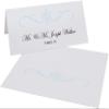 Intertwined Star of David Flourish Jewish Place Cards, Light Blue (Choose Color), Set of 150, Pre-cut and Scored - Wedding, Party, Dinner, and Special Events - Made in the USA view 2