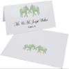 Indian Elephants Place Cards, Sage (Choose Color), Set of 150, Pre-cut and Scored - Wedding, Party, Dinner, and Special Events - Made in the USA view 2