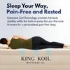 King Koil Luxury California King Air Mattress with Built-in Pump for Home, Camping & Guests - 20 King Size Inflatable Airbed Luxury Double High Adjustable Blow Up Mattress, Durable Waterproof view 4
