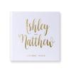 Wedding Guest Book, Personalized Wedding Photo Album or Sign-in Registry Guestbook with Embossed Foil - Hardbound (12x12 inches) view 1