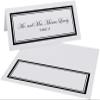 Double Line Border Place Cards, Black, Set of 60, Pre-cut and Scored - Wedding, Party, Dinner, and Special Events - Made in the USA view 2