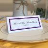 Double Line Border Place Cards, Eggplant, Set of 60, Pre-cut and Scored - Wedding, Party, Dinner, and Special Events - Made in the USA view 1