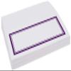 Double Line Border Place Cards, Eggplant, Set of 60, Pre-cut and Scored - Wedding, Party, Dinner, and Special Events - Made in the USA view 4