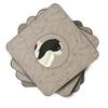 Caroline's Treasures CK2195FC Japanese Chin in The Kitchen Foam Coaster Set of 4 Set of 4 Cup Coasters for Indoor Outdoor, Tabletop Protection, Anti Slip, Mouse pad Material view 2