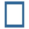 CountryArtHouse Royal Blue Acid Free 12x12 Picture Frame Mats with White Core Bevel Cut for 8x8 Pictures - Fits 12x12 Frame - One Mat - With Bag & Backing view 3