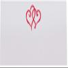 Linked Hearts Place Cards, Ruby Red (Choose Color), Set of 150, Pre-cut and Scored - Wedding, Party, Dinner, and Special Events - Made in the USA view 3