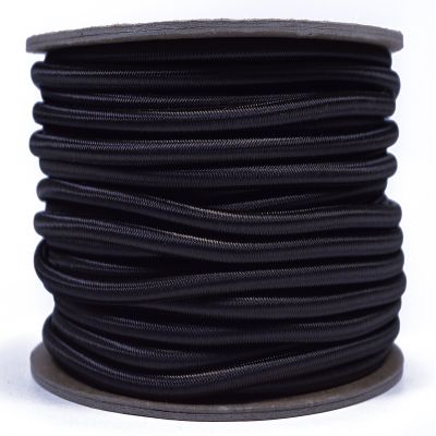 Acid Brown 3/16" Shock Cord 100 Foot Spool - Marine Grade Shock/Bungee/Stretch Cord 3/16 inch