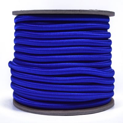 Electric Blue 3/16" Shock Cord 100 Foot Spool - Marine Grade Shock/Bungee/Stretch Cord 3/16 inch