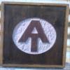Appalachian Trail White/Brown - Wooden Sign view 1