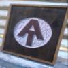 Appalachian Trail White/Brown - Wooden Sign view 2
