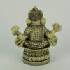 Zeckos Exquisite Hindu Deity Ganesha: Elephant God on Lotus Flower Resin Statue - Spiritual Home Decor Figurine of Wisdom, Intellect, and Blessings - 7 Inches High view 3