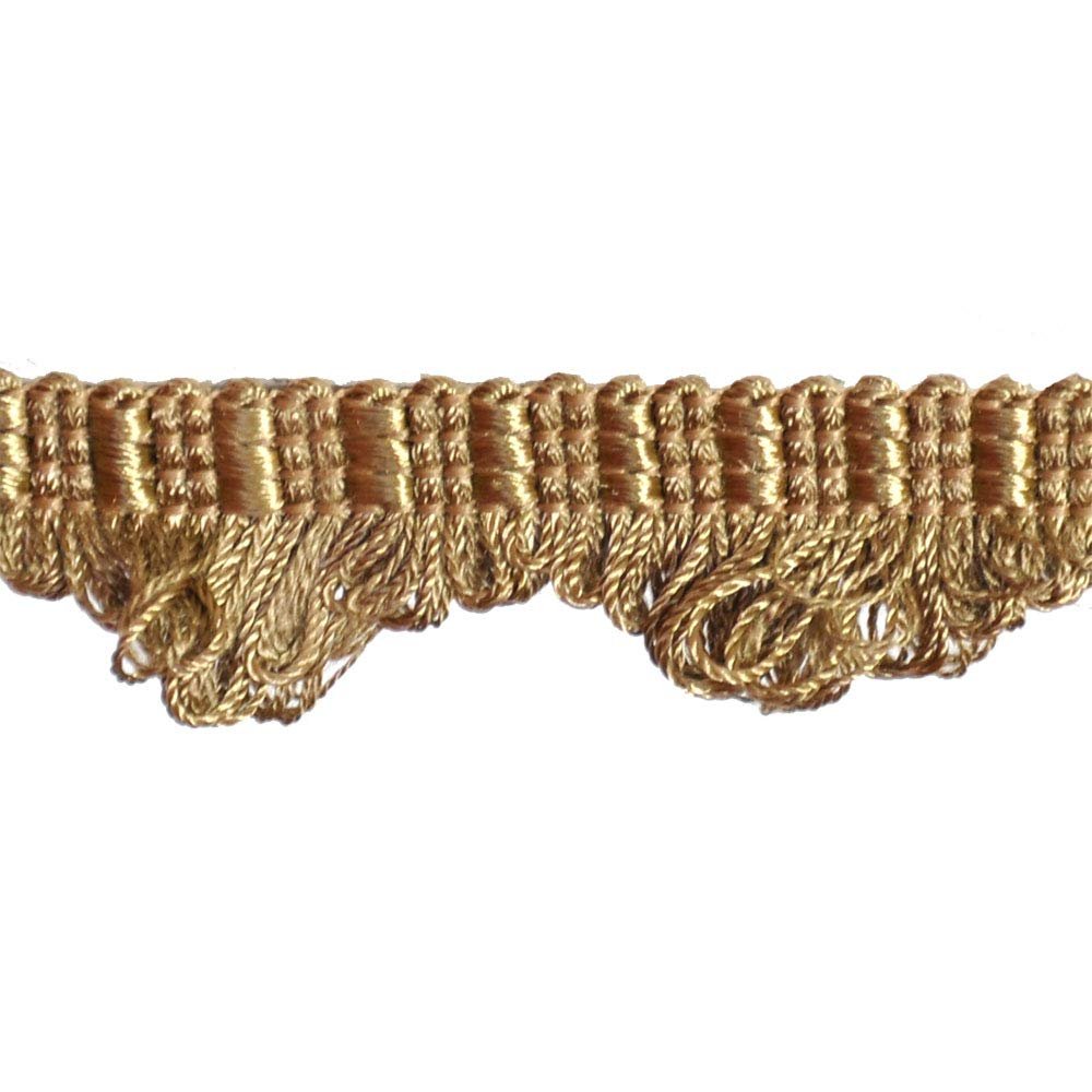 Colors Collection 1" Scolloped Loop Border Trim, 25 Yards, Sable