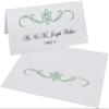 Intertwined Star of David Flourish Jewish Place Cards, Hunter Green (Choose Color), Set of 60, Pre-cut and Scored - Wedding, Party, Dinner, and Special Events - Made in the USA view 2