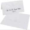 Intertwined Star of David Flourish Jewish Place Cards, Silver (Choose Color), Set of 150, Pre-cut and Scored - Wedding, Party, Dinner, and Special Events - Made in the USA view 2