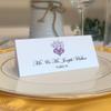 Tree of Life Heart Place Cards, Eggplant (Choose Color), Set of 150, Pre-cut and Scored - Wedding, Party, Dinner, and Special Events - Made in the USA view 1