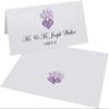 Tree of Life Heart Place Cards, Eggplant (Choose Color), Set of 150, Pre-cut and Scored - Wedding, Party, Dinner, and Special Events - Made in the USA view 2