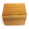 Lehman's Wooden Recipe Box Holds 300 3" x 5" Recipe Cards in Handcrafted Oak Wood Box view 2