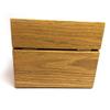Lehman's Wooden Recipe Box Holds 300 3" x 5" Recipe Cards in Handcrafted Oak Wood Box view 4