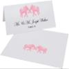 Indian Elephants Place Cards, Pink (Choose Color), Set of 150, Pre-cut and Scored - Wedding, Party, Dinner, and Special Events - Made in the USA view 2