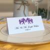 Indian Elephants Place Cards, Purple (Choose Color), Set of 150, Pre-cut and Scored - Wedding, Party, Dinner, and Special Events - Made in the USA view 1