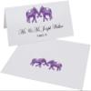 Indian Elephants Place Cards, Purple (Choose Color), Set of 150, Pre-cut and Scored - Wedding, Party, Dinner, and Special Events - Made in the USA view 2