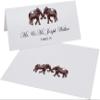 Indian Elephants Place Cards, Chocolate (Choose Color), Set of 60, Pre-cut and Scored - Wedding, Party, Dinner, and Special Events - Made in the USA view 2