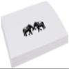 Indian Elephants Place Cards, Black (Choose Color), Set of 150, Pre-cut and Scored - Wedding, Party, Dinner, and Special Events - Made in the USA view 4