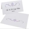 Intertwined Star of David Flourish Jewish Place Cards, Purple (Choose Color), Set of 60, Pre-cut and Scored - Wedding, Party, Dinner, and Special Events - Made in the USA view 2