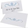 Intertwined Star of David Flourish Jewish Place Cards, Royal Blue (Choose Color), Set of 150, Pre-cut and Scored - Wedding, Party, Dinner, and Special Events - Made in the USA view 2