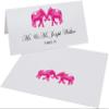 Indian Elephants Place Cards, Fuschia (Choose Color), Set of 60, Pre-cut and Scored - Wedding, Party, Dinner, and Special Events - Made in the USA view 2
