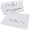 Intertwined Star of David Flourish Jewish Place Cards, Burgundy (Choose Color), Set of 150, Pre-cut and Scored - Wedding, Party, Dinner, and Special Events - Made in the USA view 2