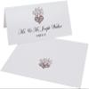 Tree of Life Heart Place Cards, Chocolate (Choose Color), Set of 150, Pre-cut and Scored - Wedding, Party, Dinner, and Special Events - Made in the USA view 2