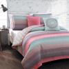 Avondale Manor 4-Piece Cypress Quilt Set, Twin Quilt Comforter Set, Lightweight Ultra-Soft Microfiber, Reversible Comfortable Bedding Set, Hypoallergenic Bedspread, Twin, Coral/Blue view 1