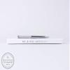 Personalized Wedding Guest Book, Modern Custom Sign In Book or Wedding Photo Album With Real Foil - Hardcover (10x8 inches) view 2