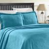 BLUENILEMILLS Blue Nile Mills Sedbergh Jacquard Matelass Cotton 3-Piece Bedspread Set, Farmhouse Bedding, College Dorm Decor, Fluffy and Cute Luxury Bedding Set, Boho Soft Bedset, Ultra-Soft view 1