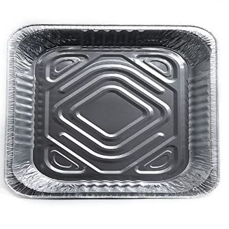 EcoQuality Half - Size Deep Steam Table Oblong Roaster Aluminum Foil Pan [75 Pack] - Perfect for Catering, Restaurants, Carry Out, Togo, Roasting Pan, Oven Pan, Baking Pan, Heavy Duty (168 oz)