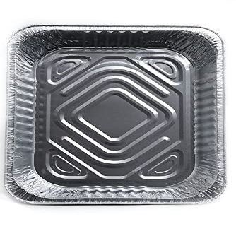 EcoQuality Half - Size Deep Steam Table Oblong Roaster Aluminum Foil Pan [75 Pack] - Perfect for Catering, Restaurants, Carry Out, Togo, Roasting Pan, Oven Pan, Baking Pan, Heavy Duty (168 oz)