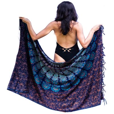 Boho Chic Pareo - Mandala Pareo - Bikini Swimsuit Cover Up - Beach Dress - Wrap