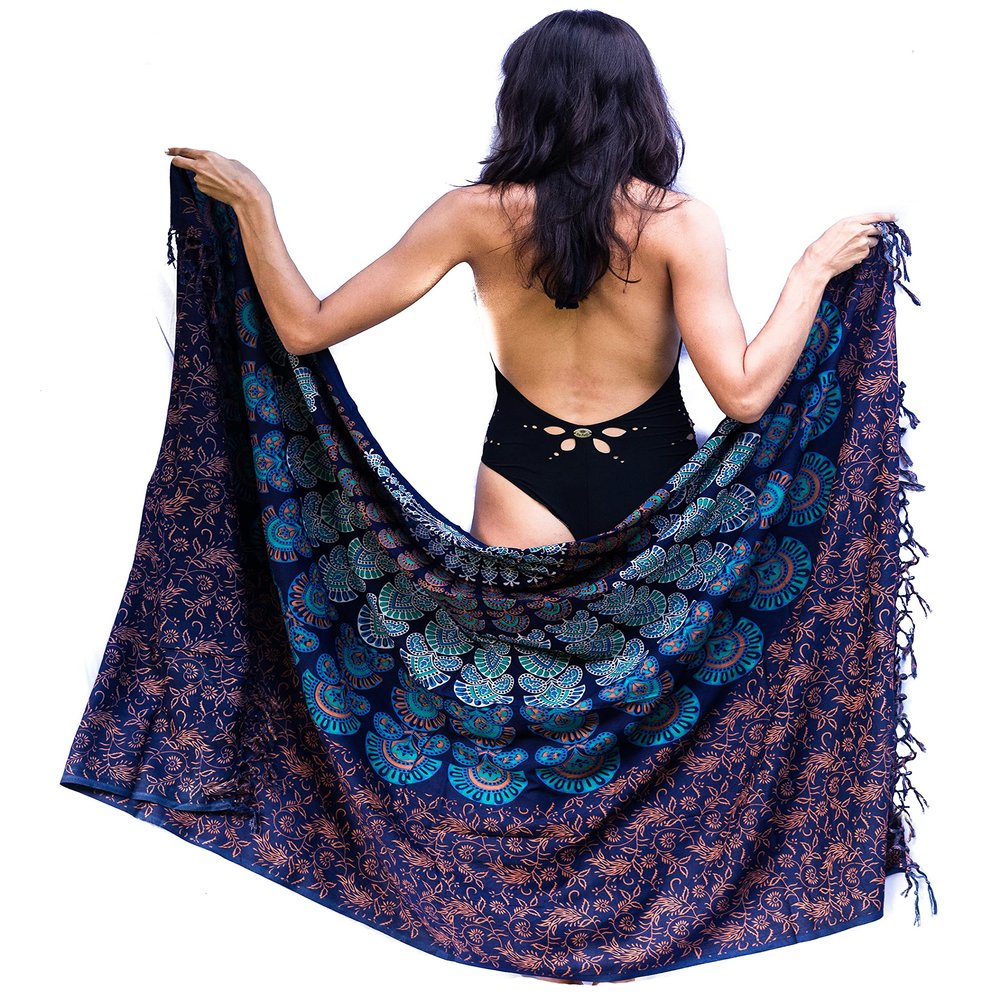 Boho Chic Pareo - Mandala Pareo - Bikini Swimsuit Cover Up - Beach Dress - Wrap