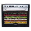 Tribest Sedona SDC-S101-B Supreme Commercial Electric Food Dehydrator with Stainless Steel Dehydrator Rack Trays, Black, 17"X19.8"x14.3" view 1